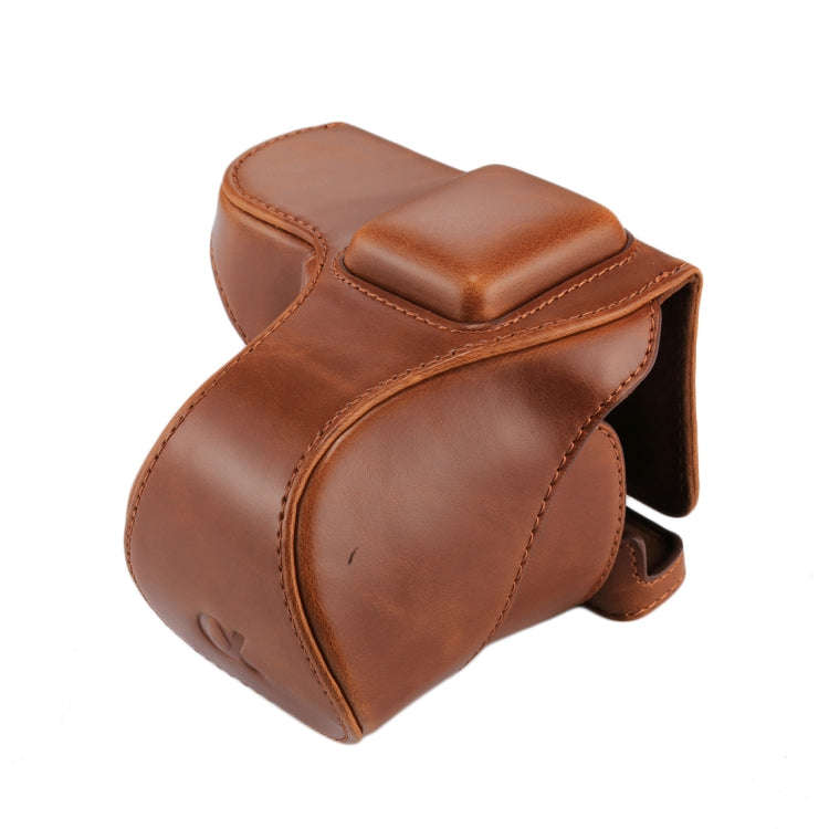 Full Body Camera PU Leather Case Bag with Strap for Sony NEX 5N / 5R / 5T (16-50mm / 18-55mm Lens...