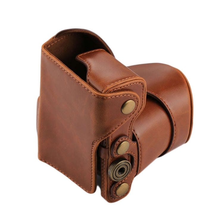 Full Body Camera PU Leather Case Bag with Strap for Sony NEX 5N / 5R / 5T (16-50mm / 18-55mm Lens...