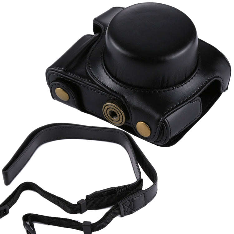 Full Body Camera PU Leather Camera Case Bag with Strap for Panasonic Lumix GF7 / GF8 / GF9 (12-32...