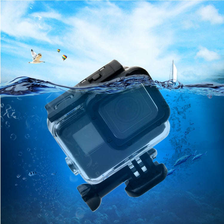 For GoPro  NEW HERO /HERO6  /5  30m Waterproof Housing Protective Case + Hollow Back Cover with B...