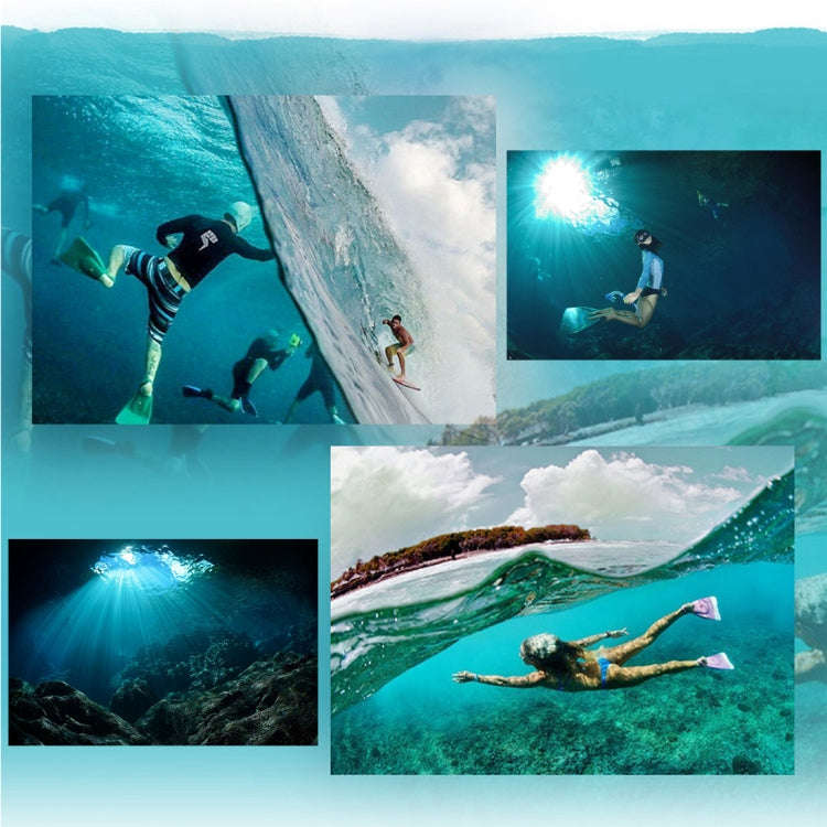 For GoPro  NEW HERO /HERO6  /5  30m Waterproof Housing Protective Case + Hollow Back Cover with B...