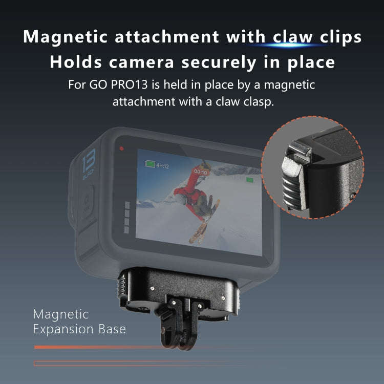 For GoPro HERO13 Black STARTRC Magnetic Quick Release Base Mount (Black)