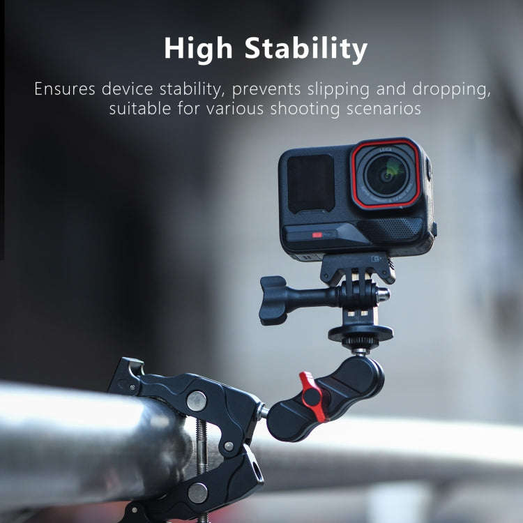 STARTRC Action Camera Universal Strong Clamp Mount (Black)