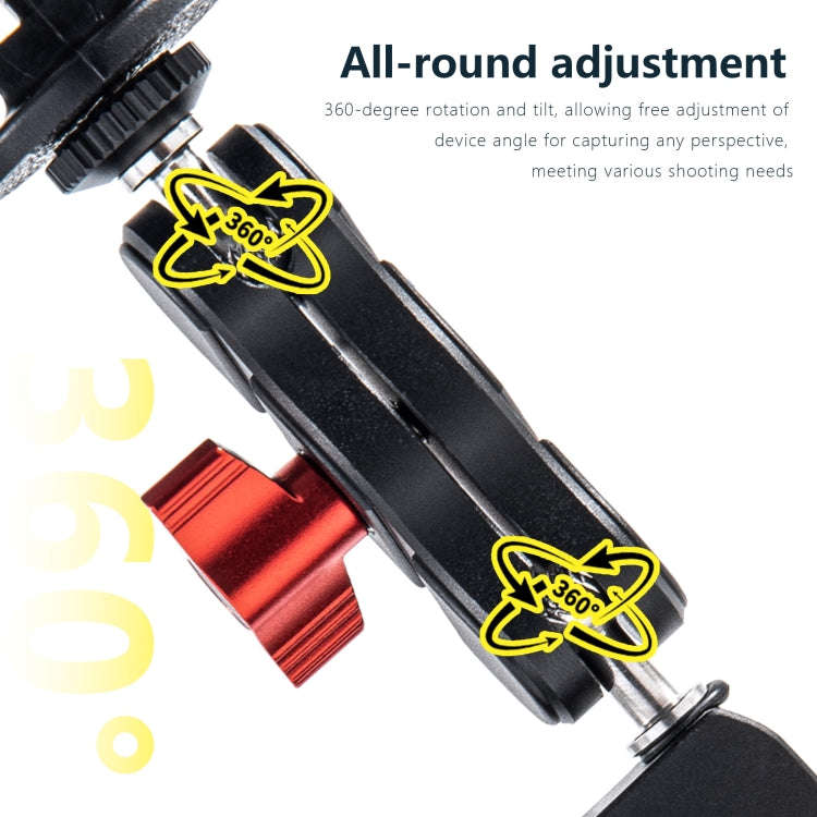 STARTRC Action Camera Universal Strong Clamp Mount (Black)