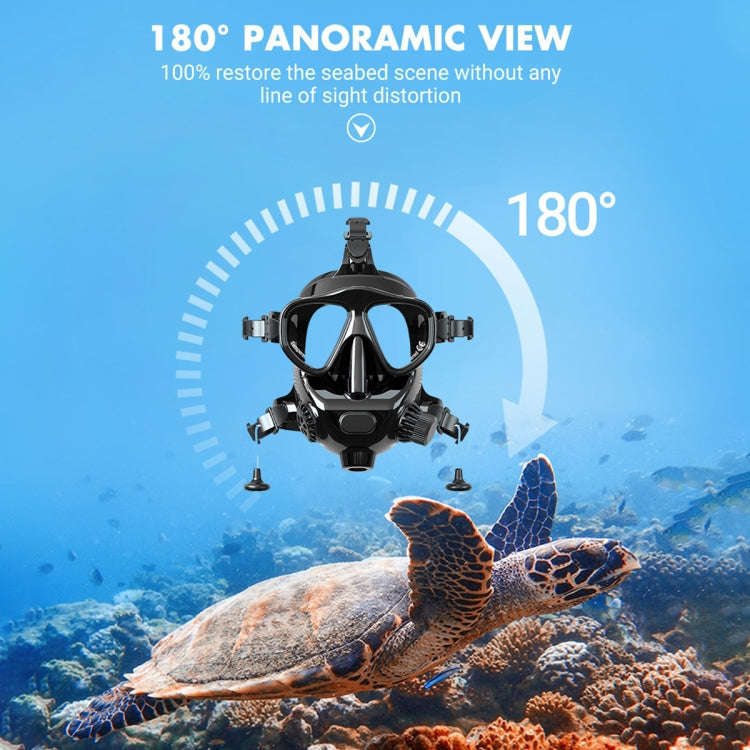 Water Sports Diving Snorkeling Mask Swimming Glasses for GoPro, Insta360, DJI and Other Action Ca...