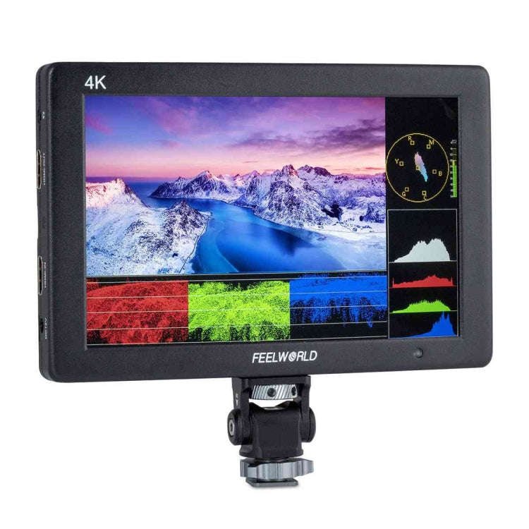 FEELWORLD T7 PLUS 7 inch 3D LUT DSLR Camera Field Monitor with Waveform 4K HDMI Aluminum Housing ...