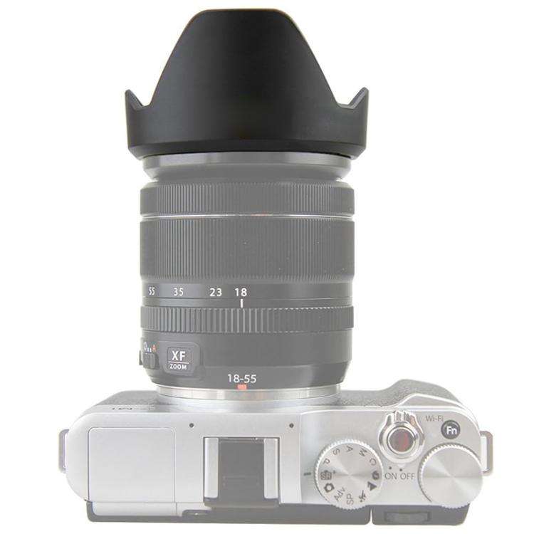 XF 18-55 Lens Hood Shade for FUJIFILM XF 18-55mm f2.8-4 R OIS / XF 14MM F2.8 lens (Black)
