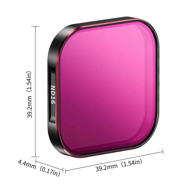 For Insta360 Ace / Ace Pro STARTRC 4 in 1 PL ND8 ND16 ND32 Camera Lens Filter (Black)