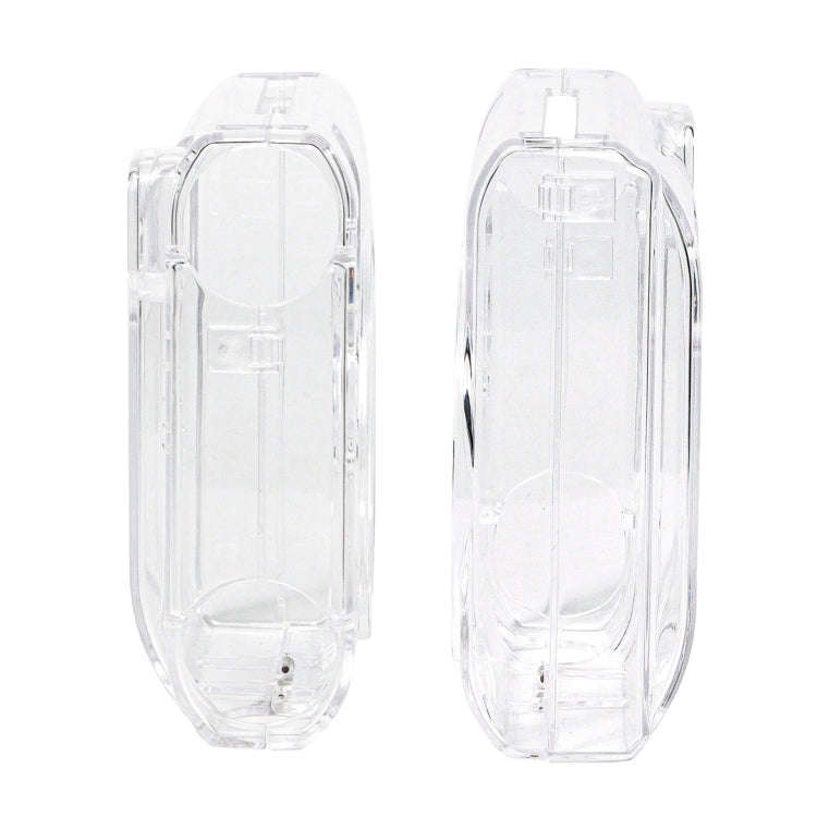 For FUJIFILM Instax mini 99 Crystal Hard Case Camera Bag with Shoulder Strap (Transparent)