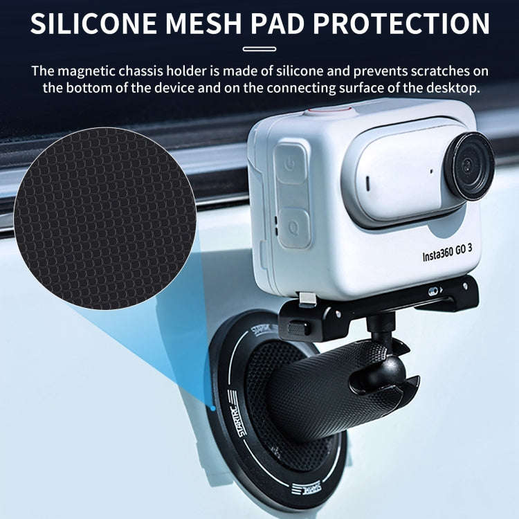 STARTRC Magnetic Base 1/4 Interface Metal Mount (Black)