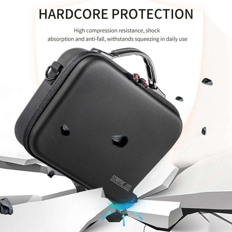 For Insta360 Ace / Ace Pro STARTRC Portable PU Storage Box Case (Black)