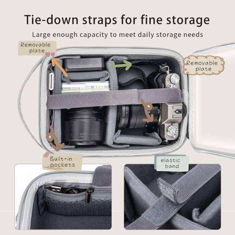 STARTRC Mirrorless Camera DIY Visual Messenger Bag (Grey)
