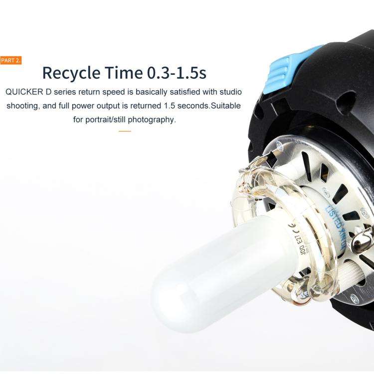 Godox QS1200II Strobe Studio Flash Light 1200Ws Bowens Mount High Speed Flash (AU Plug)
