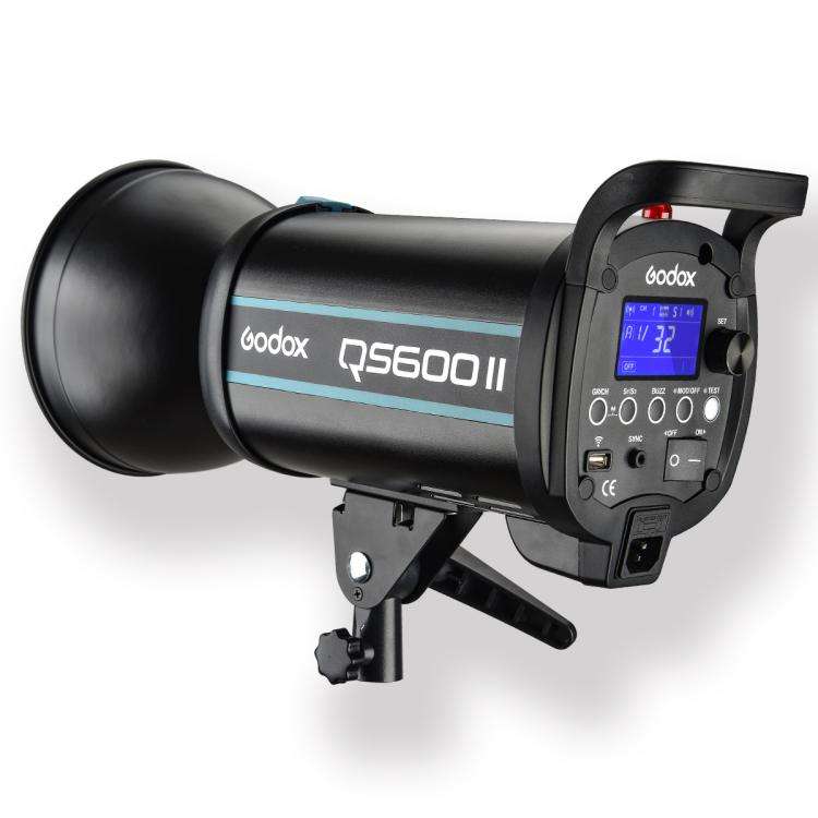 Godox QS600II Strobe Studio Flash Light 600Ws Bowens Mount High Speed Flash (UK Plug)