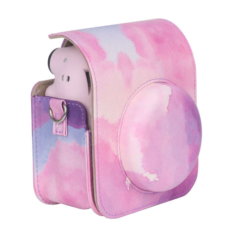 For FUJIFILM instax mini 12 Painted Full Body Leather Case Camera Bag with Strap(Dream Cloud)
