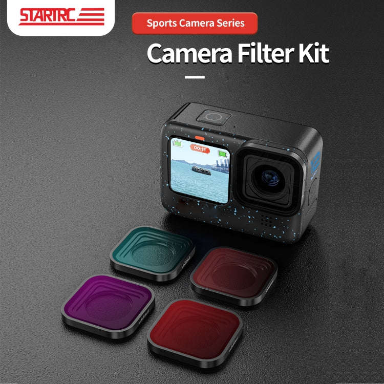 STARTRC 4 in 1 ND8 ND16 ND32 CPL Lens Filter for GoPro HERO13 Black /12 Black /11 Black /10 Black...
