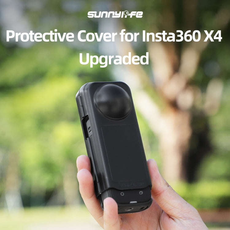 For Insta360 X4 Sunnylife Integrated Lens Screen Camera Cover Protector Screen Protective Case (T...