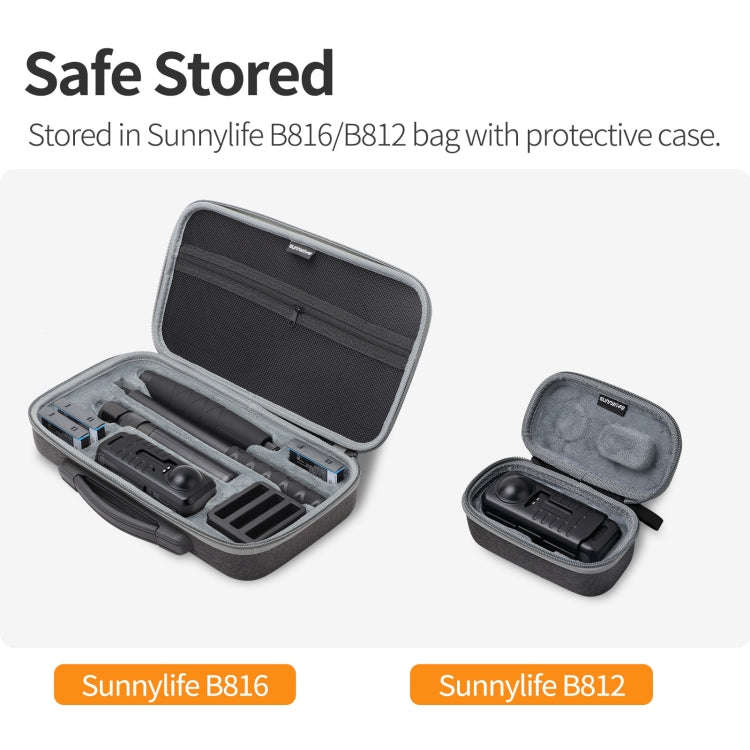 For Insta360 X4 Sunnylife Integrated Lens Screen Camera Cover Protector Screen Protective Case (T...