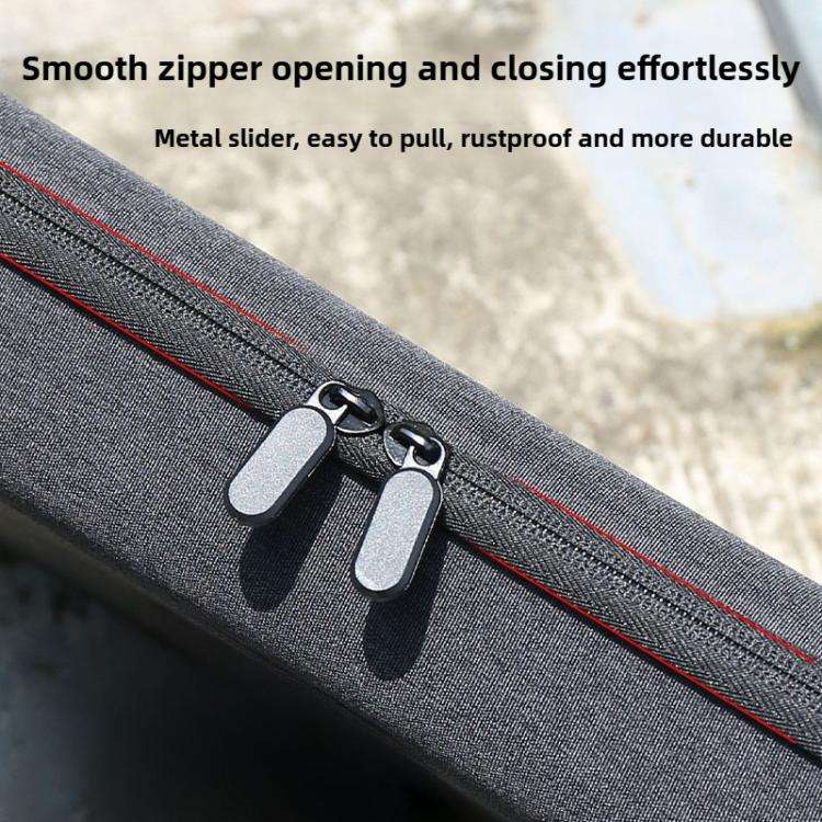 For Insta360 X4 / X5 Carrying Case Portable Storage Bag, Size:33.4 x 24 x 6.7cm (Grey)