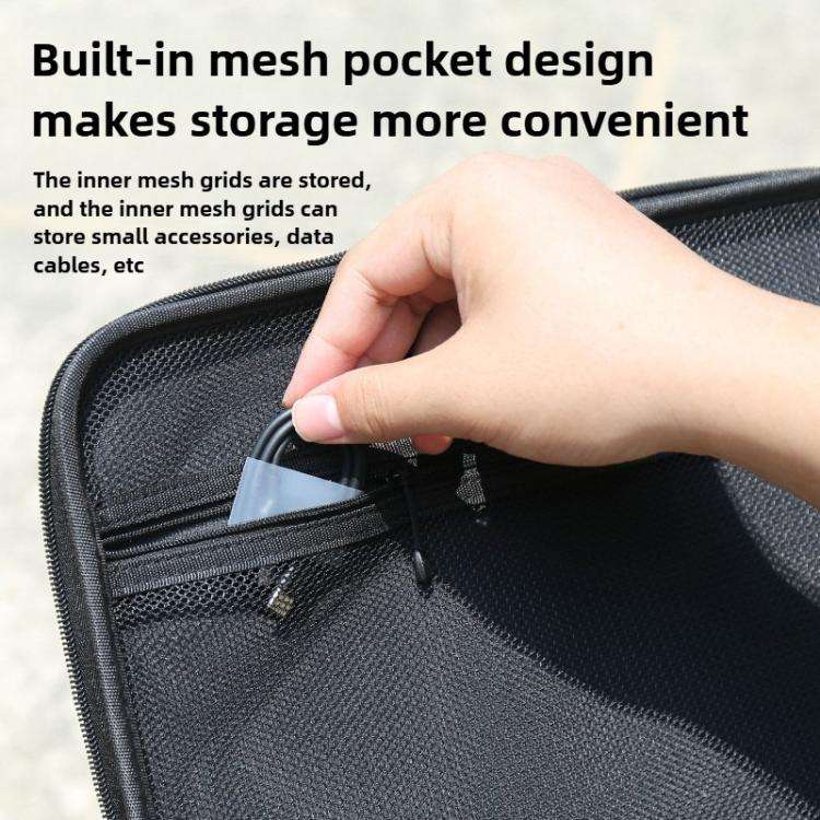 For Insta360 X4 / X5 Carrying Case Portable Storage Bag, Size:33.4 x 24 x 6.7cm (Grey)