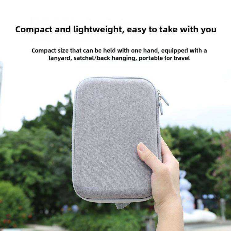 For Insta360 X4 / X5 Carrying Case Portable Storage Bag, Size: 24.2 x 16 x 6.3cm (Grey)