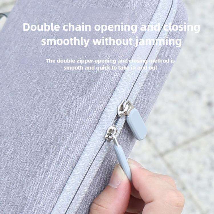 For Insta360 X4 / X5 Carrying Case Portable Storage Bag, Size: 24.2 x 16 x 6.3cm (Grey)