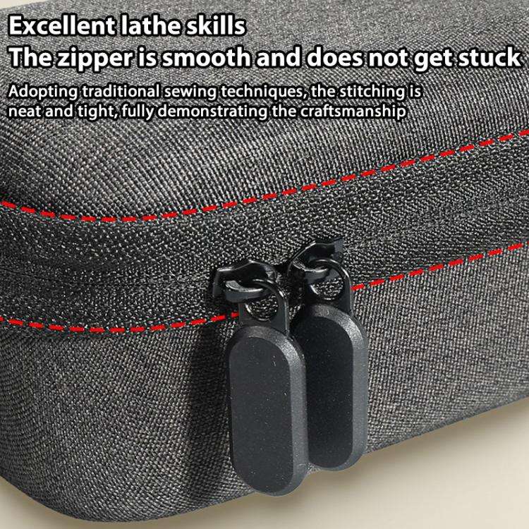 For Insta360 X4 / X5 Body Carrying Case Portable Storage Bag, Size: 16 x 8.1 x 6.6cm (Grey)