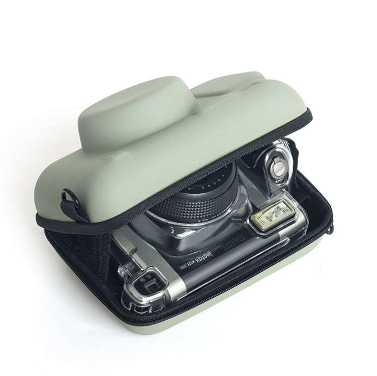 Oxford Cloth EVA Storage Bag with Strap For FUJIFILM Instax WIDE 400 / 210 / 300 (Green)