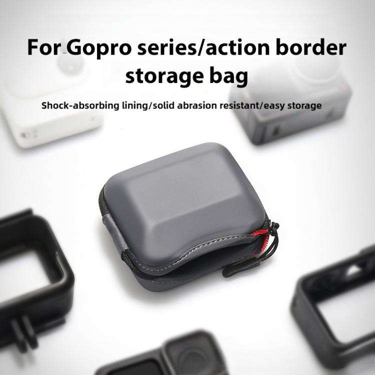 Portable Body Half Coverage Storage Box Bag for GoPro / DJI Action Camera (Grey)