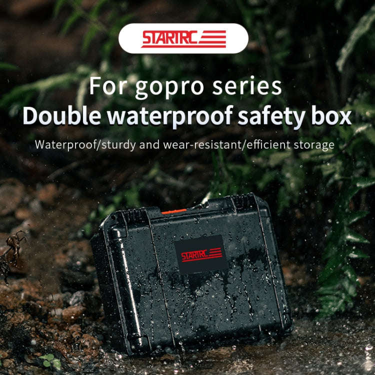 STARTRC Waterproof EVA ABS Dual-layer Suitcase Storage Box For GoPro HERO12 Black /11 Black /10 B...