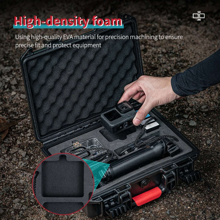 STARTRC Waterproof EVA ABS Dual-layer Suitcase Storage Box For GoPro HERO12 Black /11 Black /10 B...