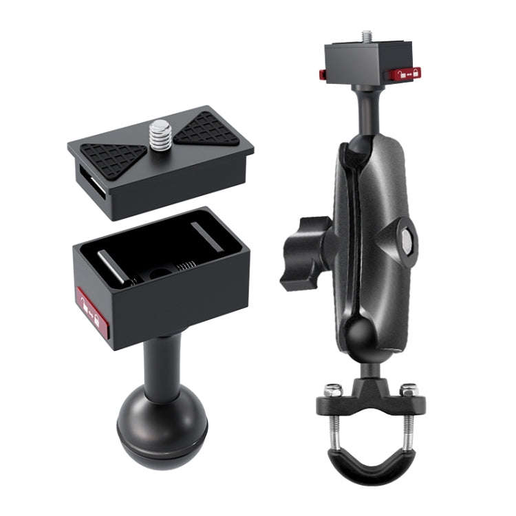 25mm Headball Metal Quick Release Base Adapter for GoPro, Insta360, DJI and Other Action Cameras ...