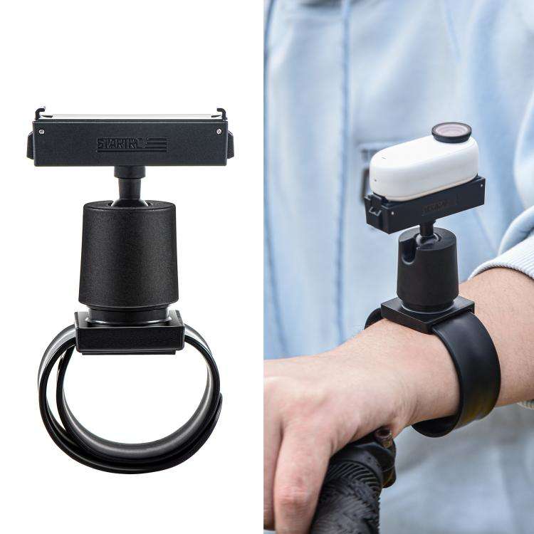 For Insta360 GO 3S / GO 3 STARTRC Silicone Wristband Snap Ring Quick Release Fixed Adapter Mount ...