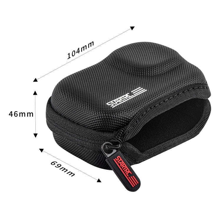 STARTRC Camera PU Carry Case For Insta360 GO3 / DJI Action 3 / 4 / 5 Pro (Black)