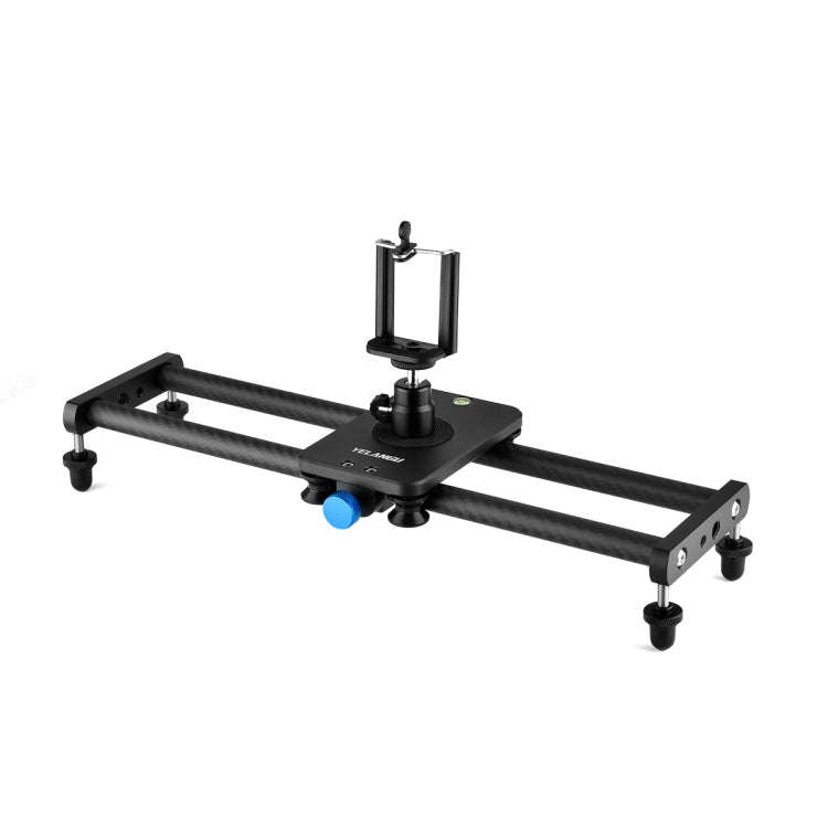 YELANGU L140T-A 40cm Carbon Fiber Slide Rail Track with Phone Clamp & BallHead Adapter for Smartp...