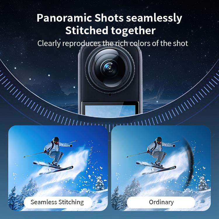 For insta360 X5 STARTRC Swivel Protective Lens Guad Glass Lens Cover