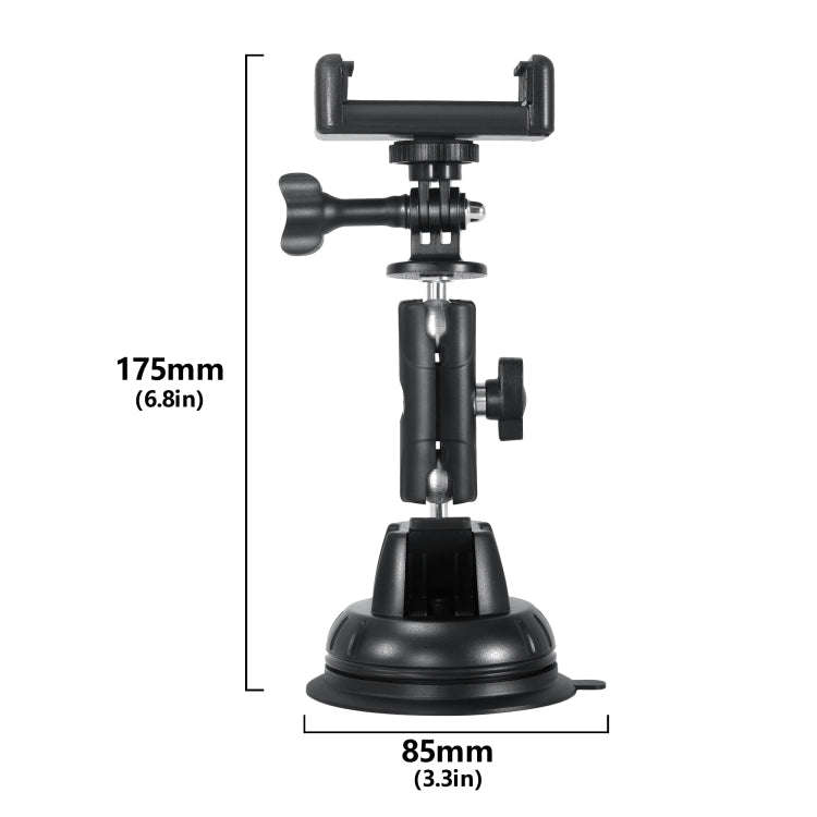 STARTRC Suction Cup Holder Bracket with Phone Clamp (Black)