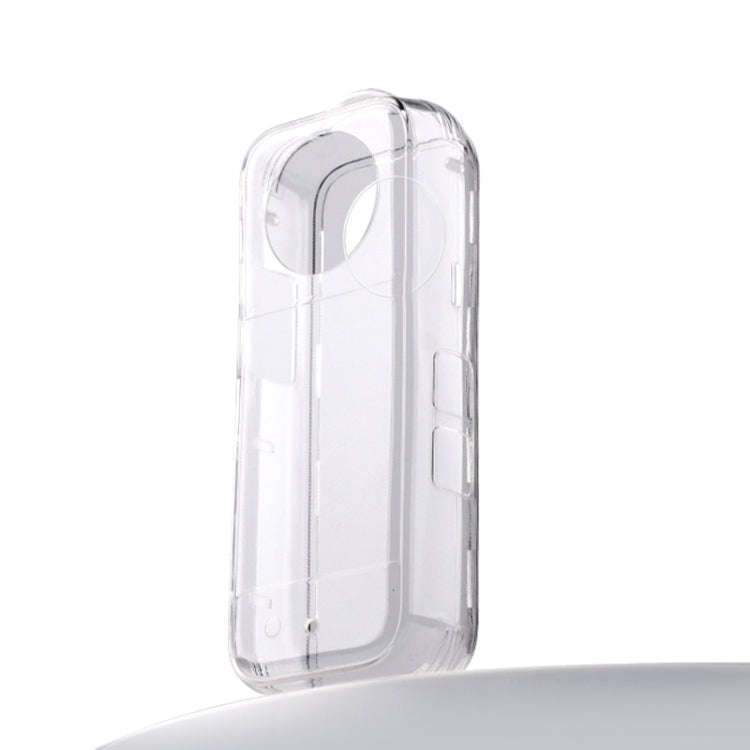 For Insta360 X3 Hollow Clear TPU Protective Case (Transparent)