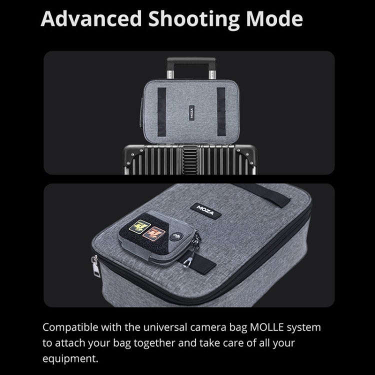 MOZA AirCross S 3 Axis Foldable Handheld Gimbal Stabilizer for DSLR Cameras and Smart Phone (White)