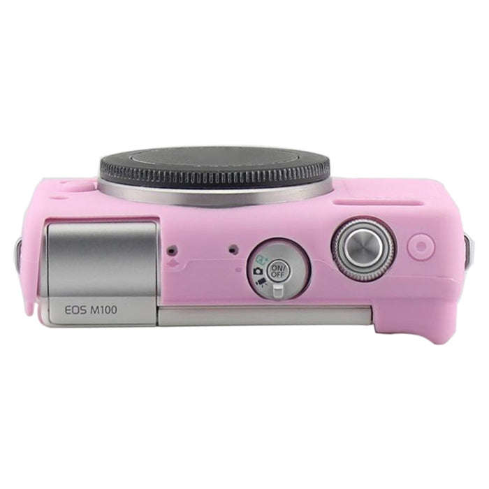 Soft Silicone Protective Case for Canon M100 (Pink)