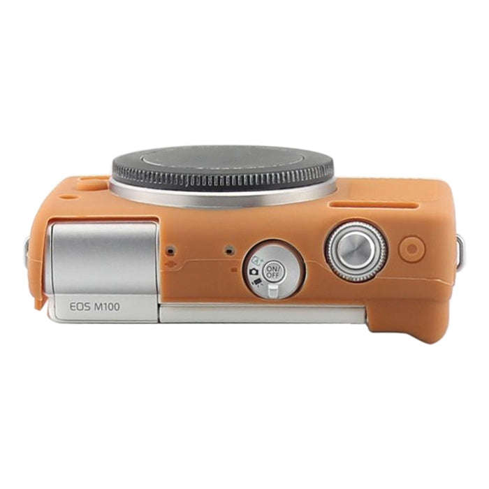 Soft Silicone Protective Case for Canon M100 (Brown)