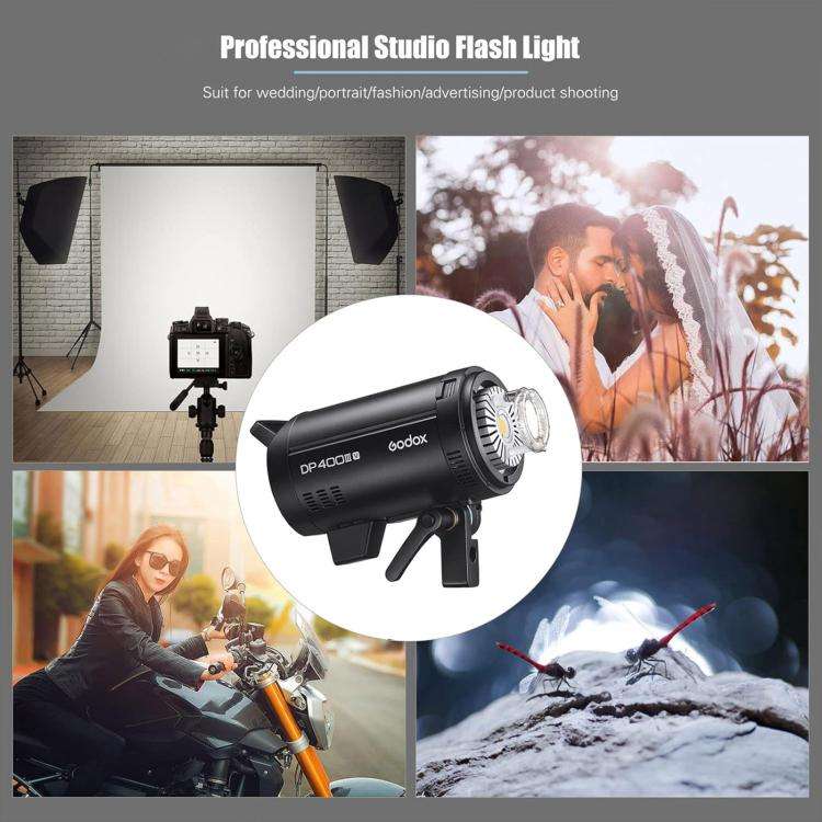 Godox DP1000III-V Studio Flash Photo Light 1000Ws 2.4G Wireless X System Bowens Mount Light (UK P...