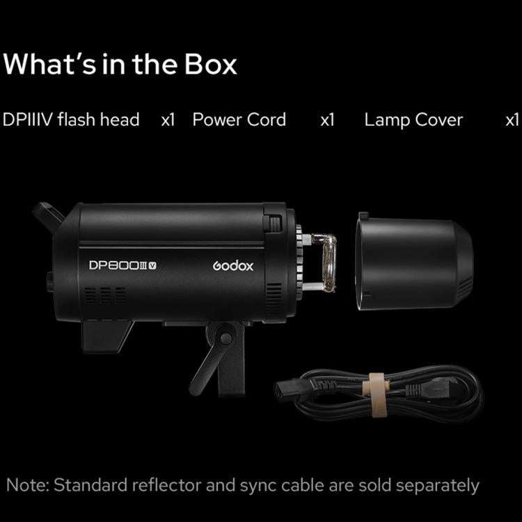Godox DP1000III-V Studio Flash Photo Light 1000Ws 2.4G Wireless X System Bowens Mount Light (UK P...