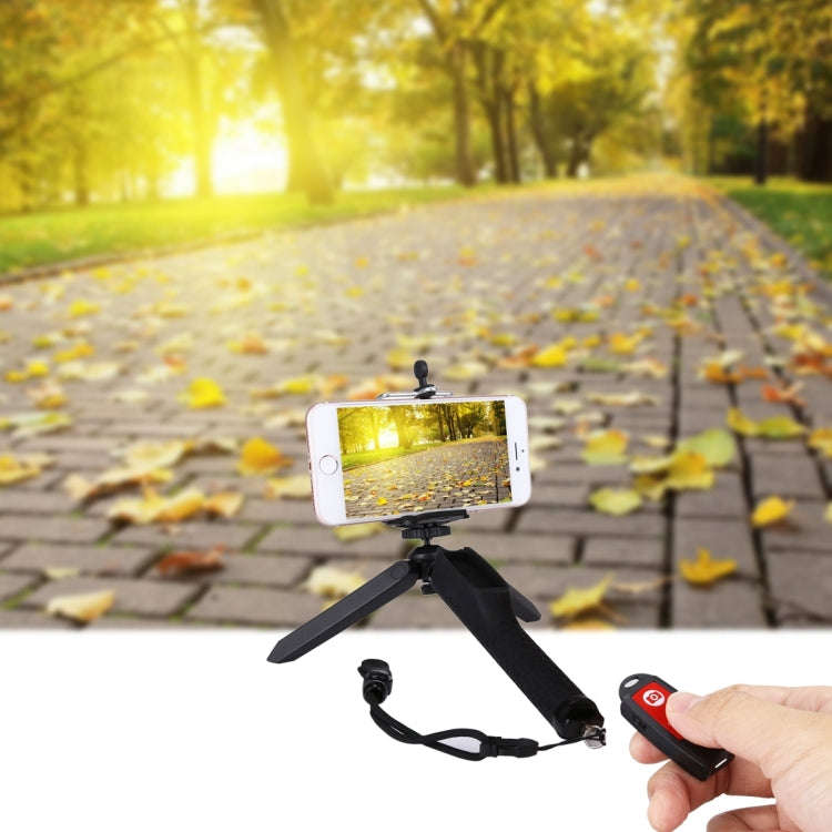 Letspro LY-11 3 in 1 Handheld Tripod Self-portrait Monopod Extendable Selfie Stick with Remote Sh...