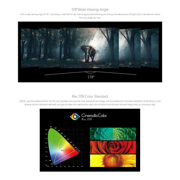 SEETEC P238-9HSD 23.8 inch 3G-SDI 4K HDMI Pro Broadcast LCD Monitor IPS Full HD 1920x1080 Monitor...