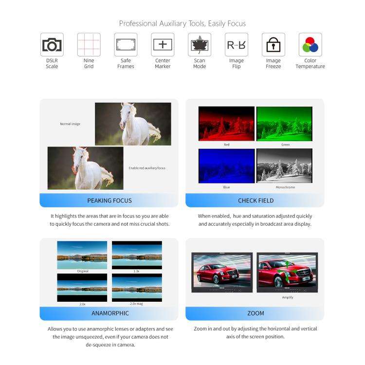 SEETEC P238-9HSD 23.8 inch 3G-SDI 4K HDMI Pro Broadcast LCD Monitor IPS Full HD 1920x1080 Monitor...