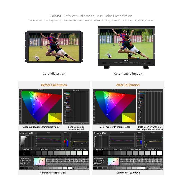 SEETEC P215 PRO 21.5 inch 1000nit High Bright Broadcast Monitor Full HD 1920x1080 Monitor(EU Plug)