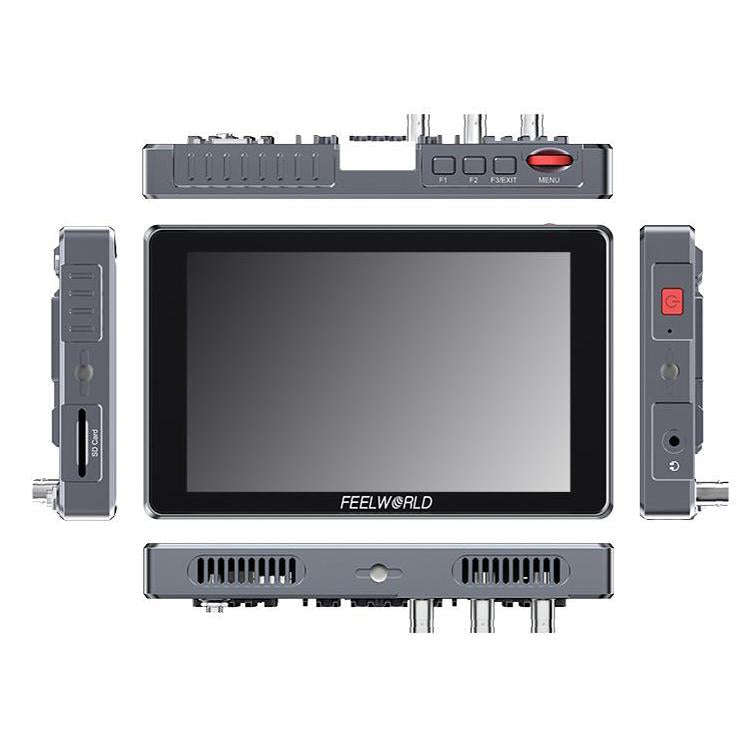 FEELWORLD S7 7 inch 12G SDI HDMI2.0 Camera Field Monitor High Brightness1600nit Touchscreen Monit...