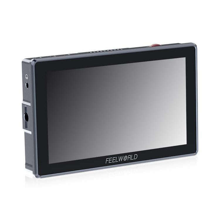 FEELWORLD H5 5.5 inch 12G SDI HDMI 2.0 Camera Field Monitor High Brightness 1200nit Touchscreen M...