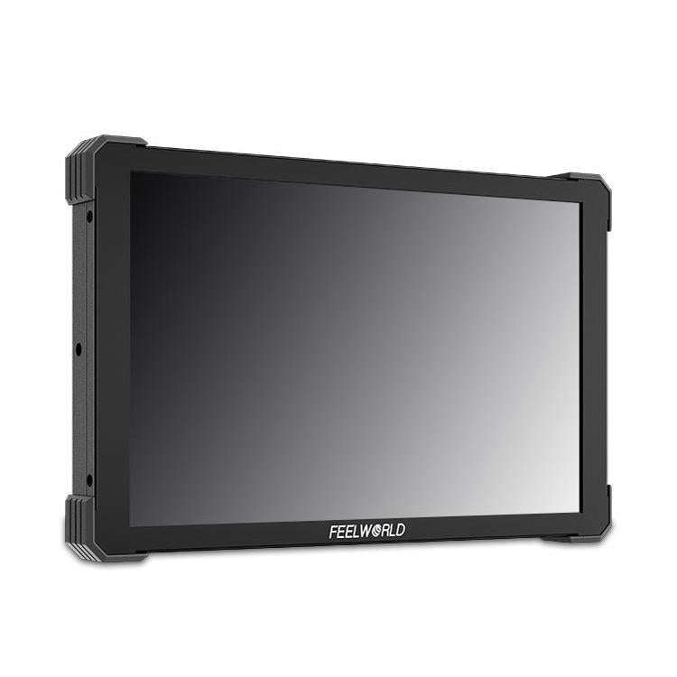FEELWORLD T10 10.1 inch Aluminium DSLR Camera Field Monitor Touch Screen 4K HDMI Monitor (Black)